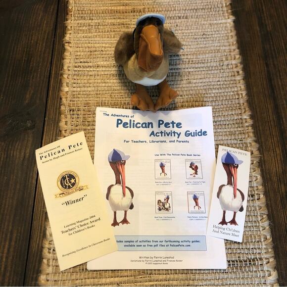 NWT Fiesta Vintage Pete Pelican Plush Collectable Toy Stuffed Animal Gift Bird - Picture 2 of 10